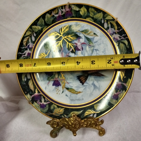 FRANKLIN Mint Heirloom Plate LTD Theresa Politowicz H. Berylline Rivoli #mc9367 - Picture 4 of 4